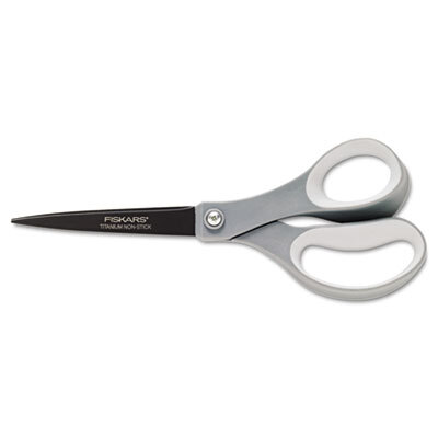 FSK01005413 Non-Stick Titanium Softgrip Scissors, 8" Length, 3 1/10" Cut