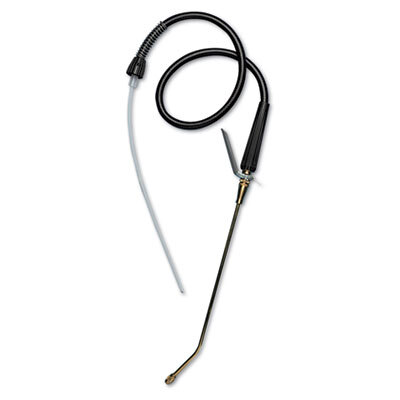 RLF1910BV Brass Discharge Kit, Extension Wand w/Flat Fan Nozzle, Black