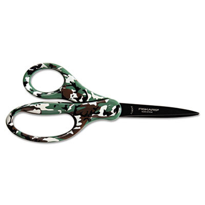 FSK1245821003 Student Designer Non-Stick Scissors, 7" Length, 2-5/8" Cut, Pointed, Assorted