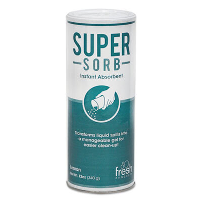 FRS614SSEA Super-Sorb Liquid Spill Absorbent, Powder, Lemon-Scent, 12 oz. Shaker Can