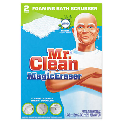 PGC84552CT Magic Eraser Bathroom Scrubber, 4 1/2" x 3 1/5", 2/Box, 16 Boxes/Carton