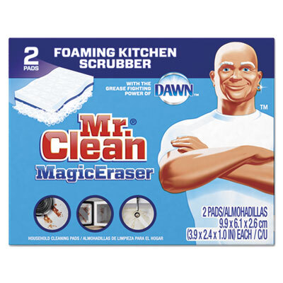 PGC47546 Magic Eraser Kitchen Scrubber, 3 9/10" x 2 2/5", 2/Box