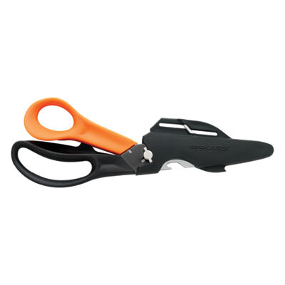 FSK01005692 Cuts+More, 9 in. Length, 3-1/2 in. Cut, Black/Orange