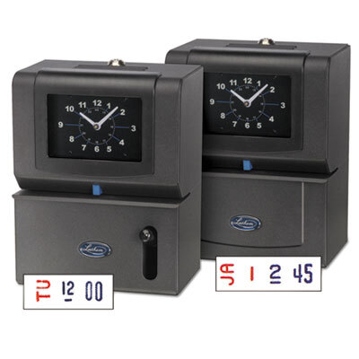 LTH2121 Heavy-Duty Time Clock, Mechanical, Charcoal