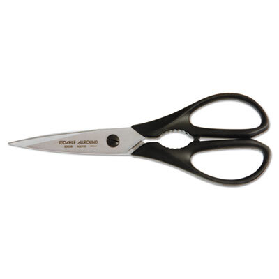 DAH50038 Super Shears, Micro-Tooth, 8" Long, Straight Handle, Black