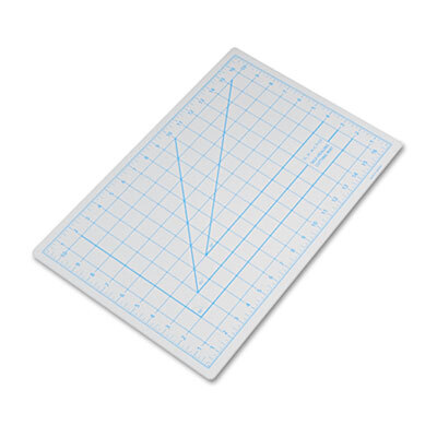 EPIX7761 Self-Healing Cutting Mat, Nonslip Bottom, 1" Grid, 12 x 18, Gray
