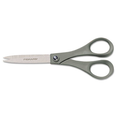FSK01005037J Double Thumb Scissors, 7 in. Length, Gray, Stainless Steel