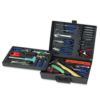 GNSTK110 110-Piece Home/Office Tool Kit, Drop Forged Steel Tools, Black Plastic Case