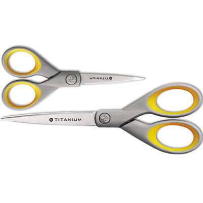 ACM13824 Titanium Bonded Scissors Set, 5" and 7" Long, 2/Pack