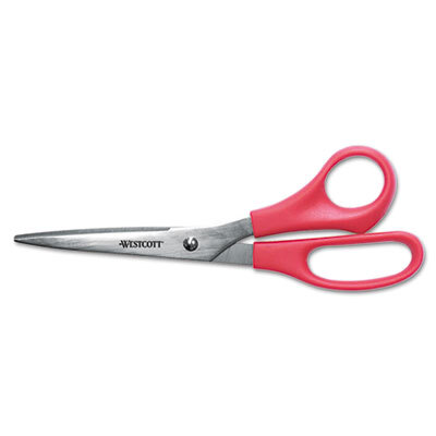 ACM40618 Value Line Stainless Steel Shears, 8" Long, Red