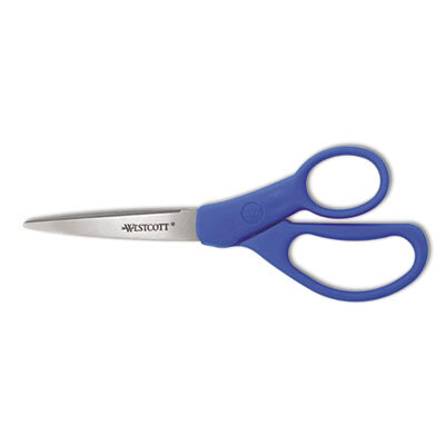 ACM43217 Preferred Line Stainless Steel Scissors, 7" Long, Blue