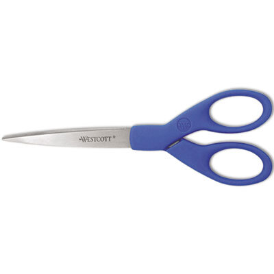 ACM44217 Preferred Line Stainless Steel Scissors, 7" Long, Blue