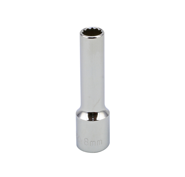 S20308 3/8" DRIVE METRIC SOCKET 8MM - 3/8" DR.12 PT. METRIC DEEP SOCKET DEEP