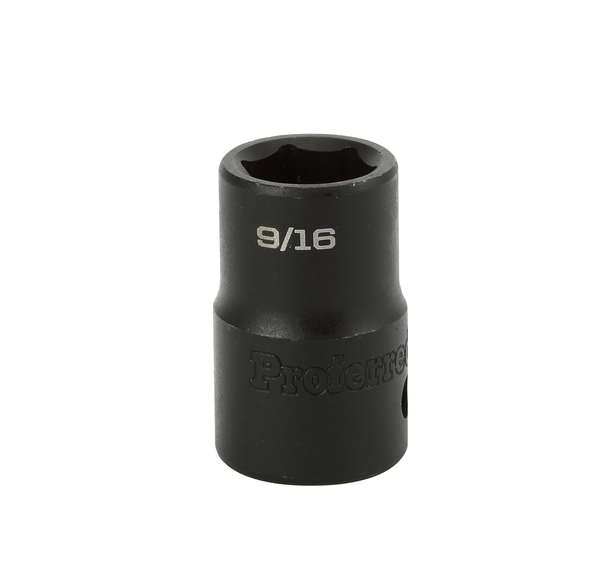 S32018 IMPACT 1/2" DRIVE SAE SOCKET 9/16" - 1/2" DR. 6 PT. SAE IMPACT SOCKET IMPACT