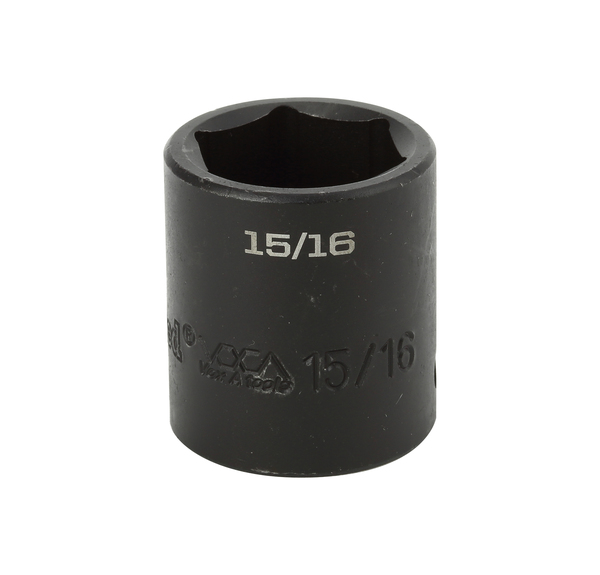 S32030 IMPACT 1/2" DRIVE SAE SOCKET 15/16" - 1/2" DR. 6 PT. SAE IMPACT SOCKET IMPACT