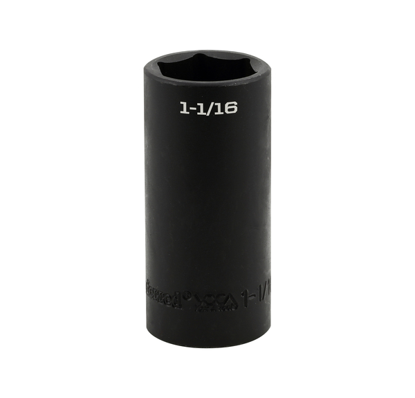 S32134 IMPACT 1/2" DRIVE SAE SOCKET 1-1/16" - 1/2" DR. 6 PT. SAE DEEP IMPACT SOCKET DEEP IMPACT