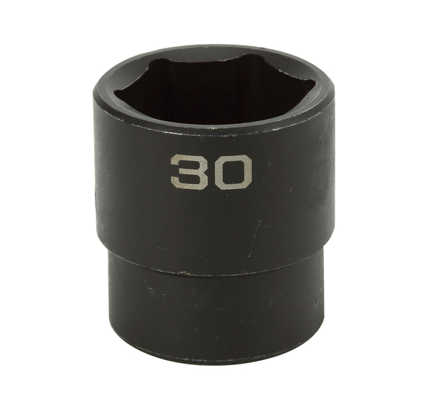 S33030 IMPACT 1/2" DRIVE METRIC SOCKET 30MM -1/2" DR. 6 PT. METRIC IMPACT SOCKET  IMPACT