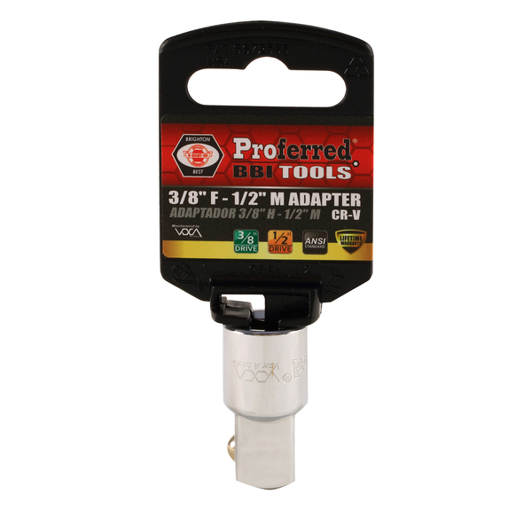 S47102 ADAPTER 3/8" F - 1/2" M ADAPTER 3/8" DRIVE