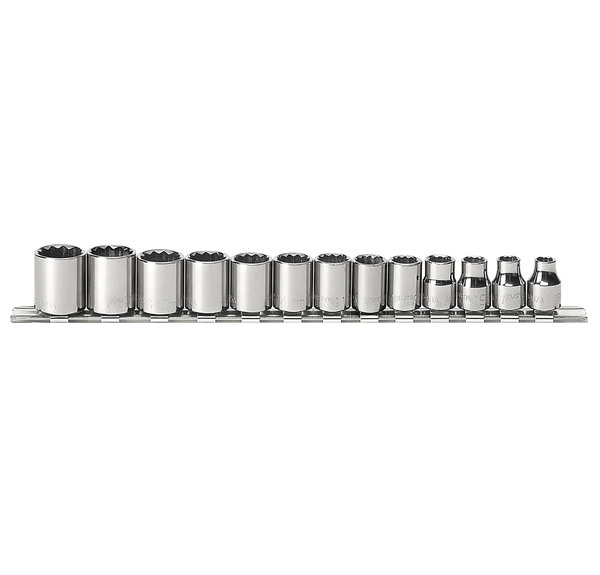 S53002 USA 3/8" DRIVE STANDARD METRIC SOCKET SET ARM 13 PIECE 3/8" DR. METRIC 12 POINT SOCKET SET STANDARD