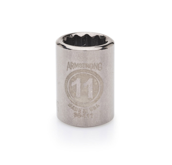 S68207 USA 3/8" DRIVE METRIC SOCKET 7MM - 3/8" DR. 12 PT. METRIC SOCKET STANDARD