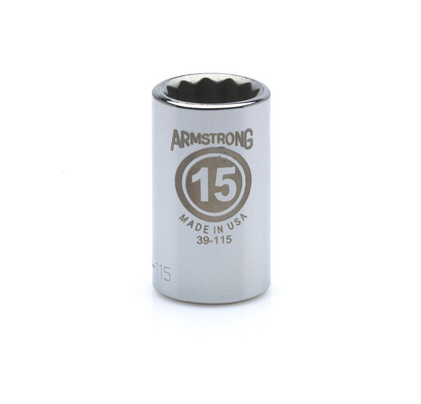 S70210 USA 1/2" DRIVE METRIC SOCKET 10MM - 1/2" DR. 12 PT. METRIC SOCKET STANDARD