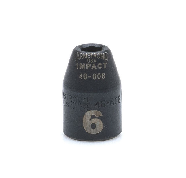 S72008 USA IMPACT 3/8" DRIVE METRIC  SOCKET 8MM -3/8" DR. 6 PT. METRIC IMPACT SOCKET  IMPACT