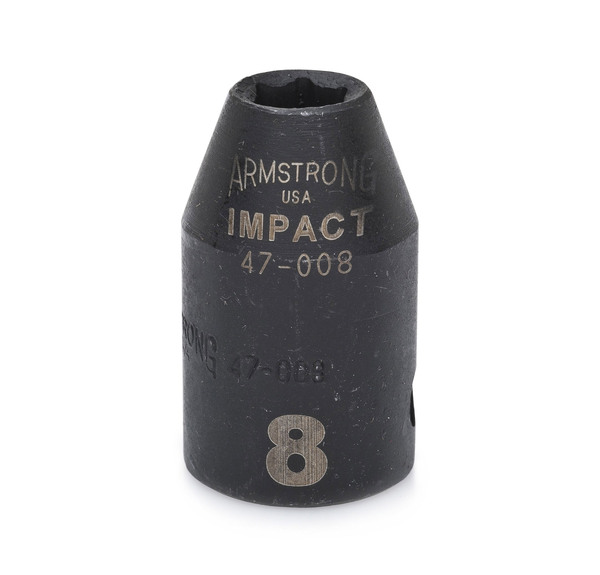 S74011 USA IMPACT 1/2" DRIVE METRIC  SOCKET 11MM -1/2" DR. 6 PT. METRIC IMPACT SOCKET  IMPACT