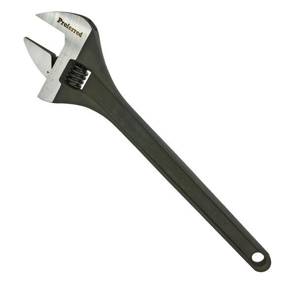 T05007 PROFERRED STANDARD ADJUSTABLE WRENCH, PHOS FINISH 18" LENGTH PHOS FINISH