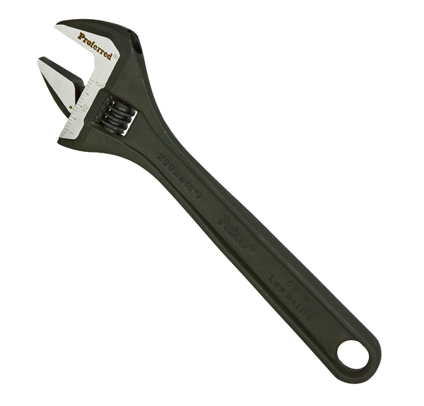 T05043 PROFERRED STANDARD ADJUSTABLE WRENCH, PHOS FINISH 8" LENGTH PHOS FINISH