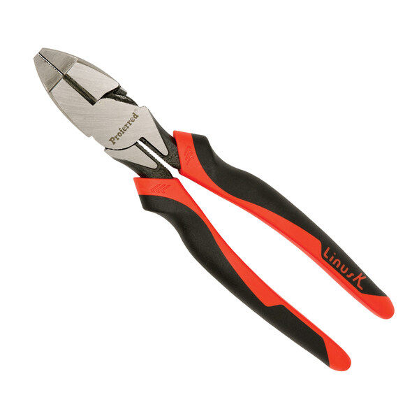 T15002 PROFERRED HIGH LEVERAGE HEAVY DUTY LINEMAN'S PLIERS, TPR GRIP  9.5" LENGTH