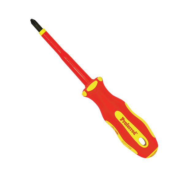 T27023 PROFERRED INSULATED (1000V) SCREWDRIVER NO.2X4" PHILLIPS - STANDARD COLORS