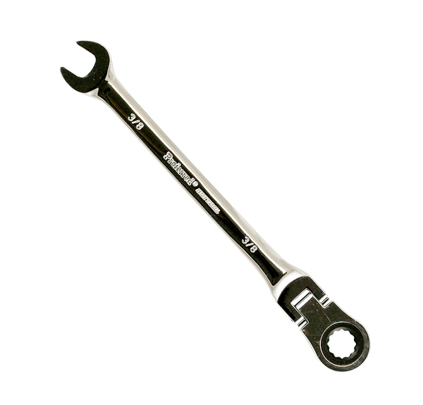 T44012 PROFERRED FLEX RATCHETING COMBINATION WRENCH, CHROME FINISH 3/8"