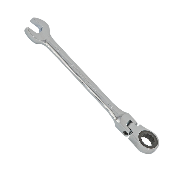 T44016 PROFERRED FLEX RATCHETING COMBINATION WRENCH, CHROME FINISH 1/2"