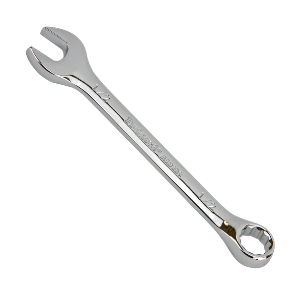 T46011 PROFERRED COMBINATION WRENCH, CHROME FINISH 1/2" COMBO WRENCH, 12PT.