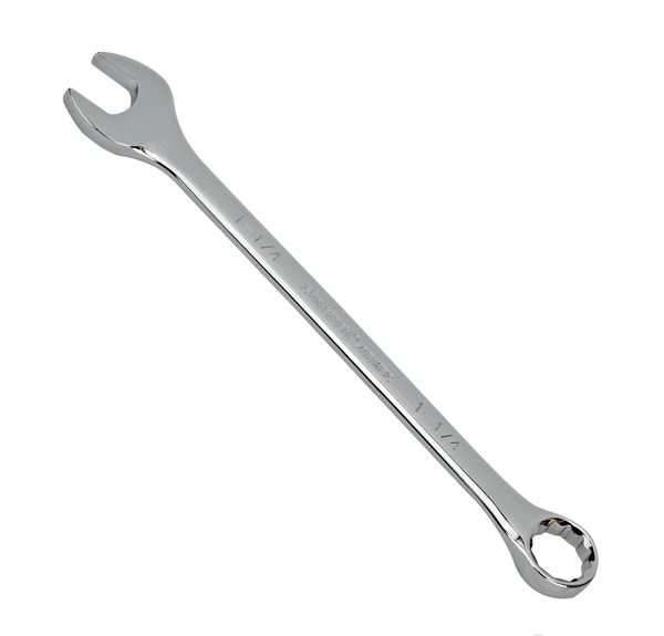 T46023 PROFERRED COMBINATION WRENCH, CHROME FINISH 1 1/4" COMBO WRENCH, 12PT.