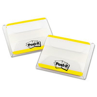 MMM686F50YW File Tabs, 2 x 1 1/2, Lined, Yellow, 50/Pack