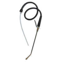 RLF1910BV Brass Discharge Kit, Extension Wand w/Flat Fan Nozzle, Black