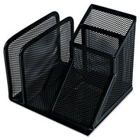 UNV20002 Mesh Desk Organizer, Black