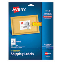AVE8164 Shipping Labels w/Ultrahold Ad & TrueBlock, Inkjet, 3 1/3 x 4, White, 150/Pack
