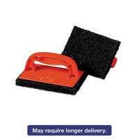 MMM59203 Scotchbrick Griddle Scrubber, 4 x 6 x 3, Red/Brown, 4 per Pack