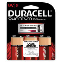 DURQU9V3BCD Quantum Alkaline Batteries w/ Duralock Power Preserve Tech, 9V, 3/Pk, 36 PK/CT