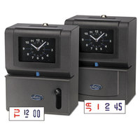 LTH2121 Heavy-Duty Time Clock, Mechanical, Charcoal