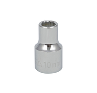 S24210 1/2" DRIVE METRIC SOCKET 10MM - 1/2" DR. 12 PT. METRIC SOCKET STANDARD