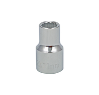 S24211 1/2" DRIVE METRIC SOCKET 11MM - 1/2" DR. 12 PT. METRIC SOCKET STANDARD