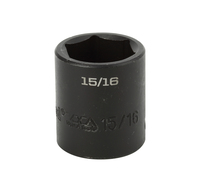 S32030 IMPACT 1/2" DRIVE SAE SOCKET 15/16" - 1/2" DR. 6 PT. SAE IMPACT SOCKET IMPACT