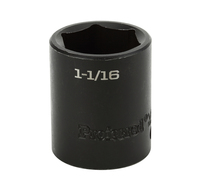S32034 IMPACT 1/2" DRIVE SAE SOCKET 1-1/16" - 1/2" DR. 6 PT. SAE IMPACT SOCKET IMPACT