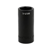 S32134 IMPACT 1/2" DRIVE SAE SOCKET 1-1/16" - 1/2" DR. 6 PT. SAE DEEP IMPACT SOCKET DEEP IMPACT