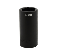 S32136 IMPACT 1/2" DRIVE SAE SOCKET 1-1/8" - 1/2" DR. 6 PT. SAE DEEP IMPACT SOCKET DEEP IMPACT