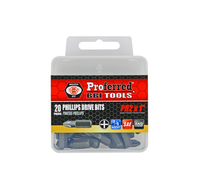 T50003 PHILLIPS DRIVE BITS PHILLIPS #2 (1" INSERT) 1" LENGTH WITH 1/4" HEX SHANK